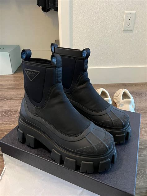 prada re nylon uomo|prada monolith re nylon boots.